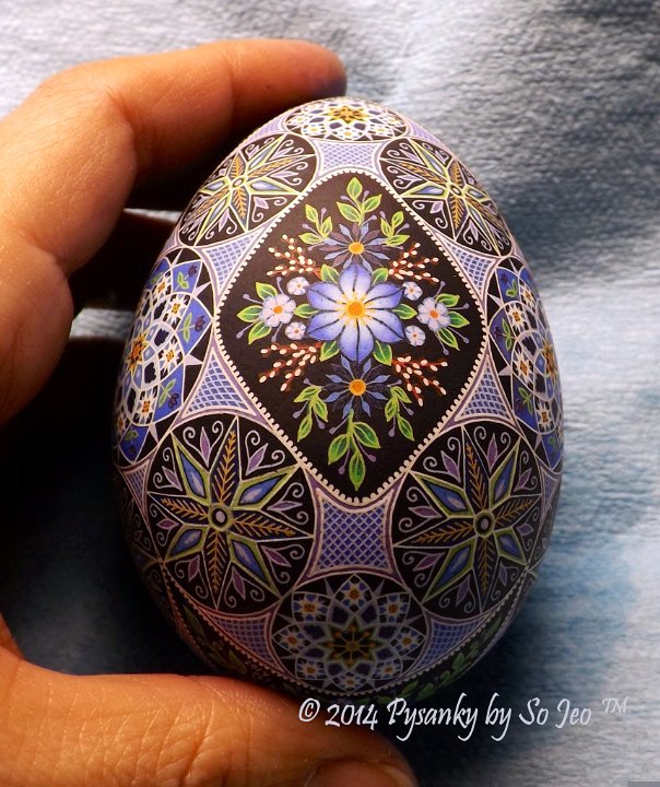 WIP Ukrainian Easter Egg Batik Art Pysanky By So Jeo